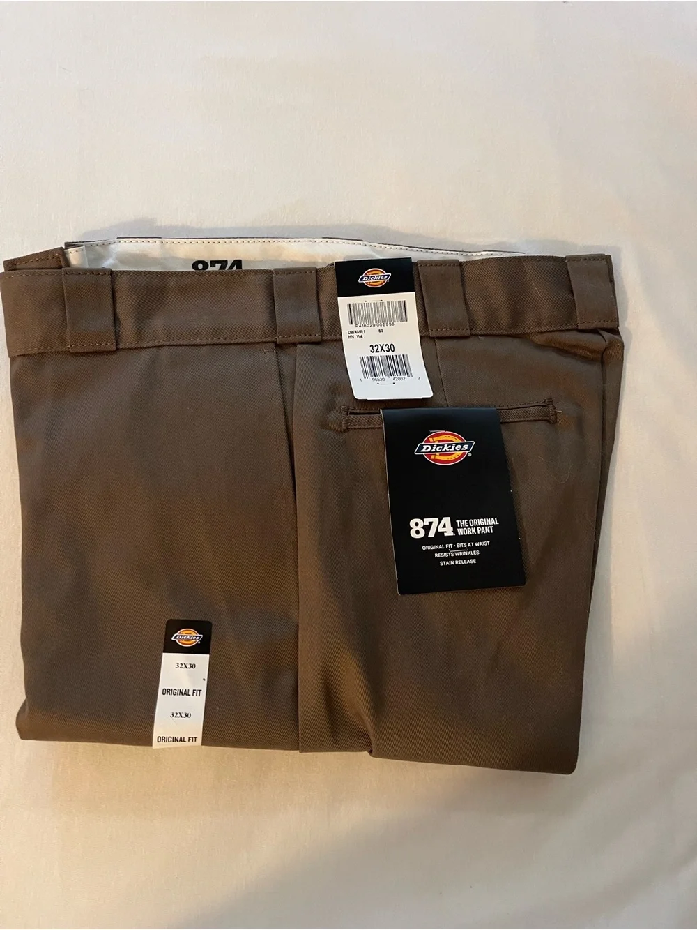 Dickies 874 Original Fit Work Pants - Brown